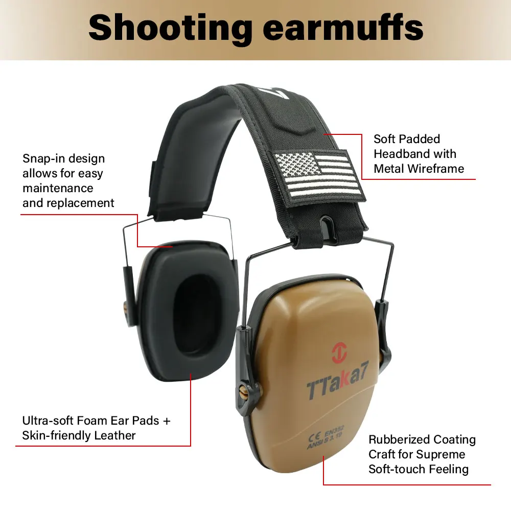 New Active Hunting Tactical Earmuff for Shooting Electronic Hearing protection Headset Noise Reduction hunting headphone
New Active Hunting Tactical Earmuff for Shooting Electronic Hearing protection Headset Noise Reduction hunting headphone