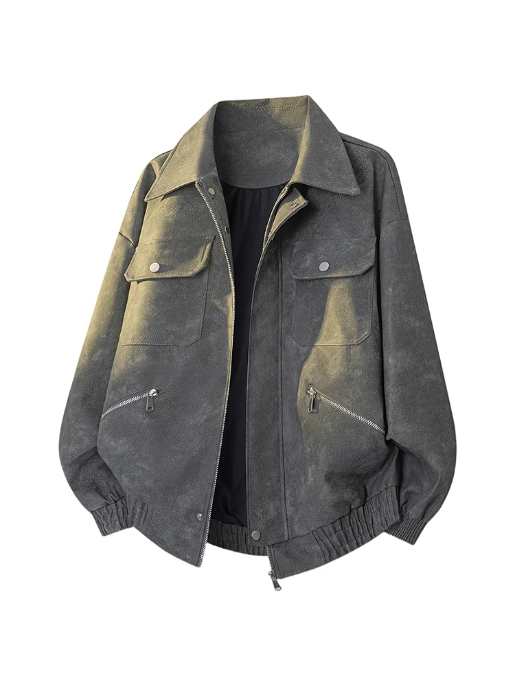 Retro American Style Men's Casual PU Leather Jacket with Multiple Pockets Workwear Style Autumn Winter New Trend Brand Fashio...
Retro American Style Men's Casual PU Leather Jacket with Multiple Pockets Workwear Style Autumn Winter New Trend Brand Fashio...