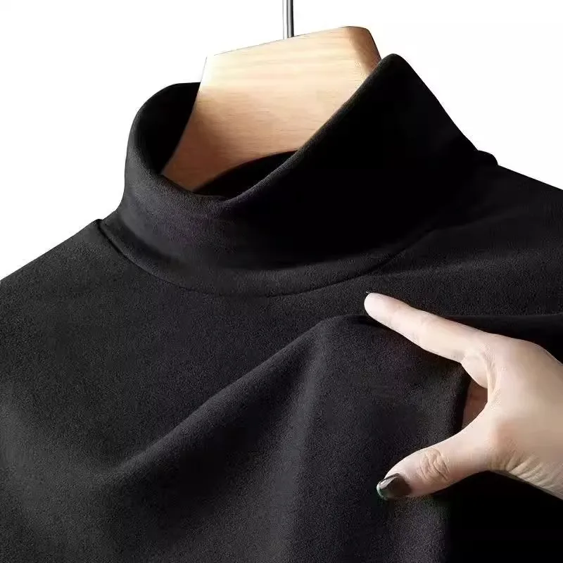 Men's Winter Thermal Double-sided Fleece Half-high Collar Slim Fit T-shirt Versatile Comfortable Warm Base Layer Top
Men's Winter Thermal Double-sided Fleece Half-high Collar Slim Fit T-shirt Versatile Comfortable Warm Base Layer Top