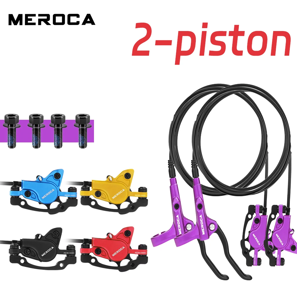 MEROCA 2-piston Hydraulic Brake Hydraulic Disc Brake Set Double Piston Brake Left Rear Right Front Mtb Disc Brakes for Bicycle
MEROCA 2-piston Hydraulic Brake Hydraulic Disc Brake Set Double Piston Brake Left Rear Right Front Mtb Disc Brakes for Bicycle