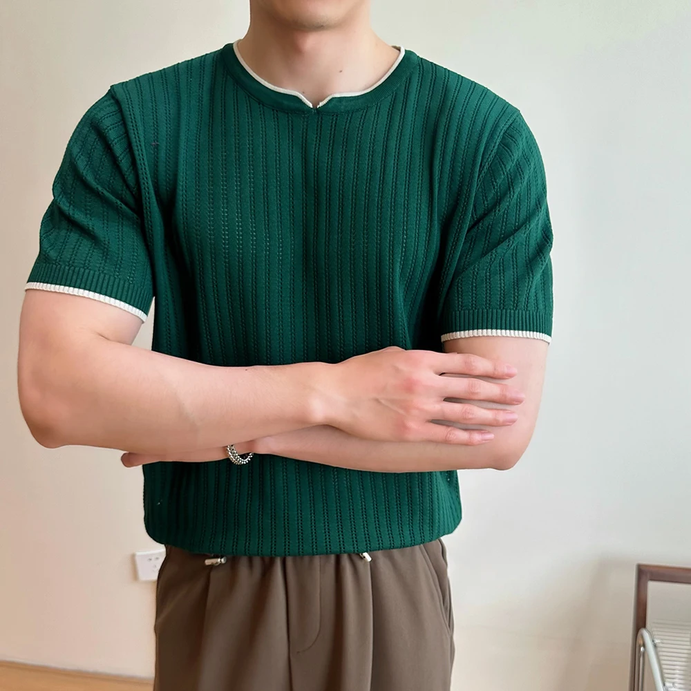 Stretchable Solid Color Men's Short-sleeve T-shirt, New for 2025, Breathable for Daily Wear, Moisture-wicking and Versatile Top.
Stretchable Solid Color Men's Short-sleeve T-shirt, New for 2025, Breathable for Daily Wear, Moisture-wicking and Versatile Top.