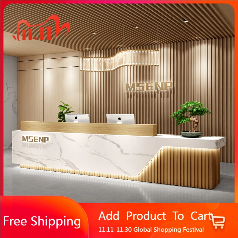 High-end Luxury Desks Service Commericial Adult Modern Business Industrial Design Desks Reception Shop Customer Bureau Furniture
High-end Luxury Desks Service Commericial Adult Modern Business Industrial Design Desks Reception Shop Customer Bureau Furniture