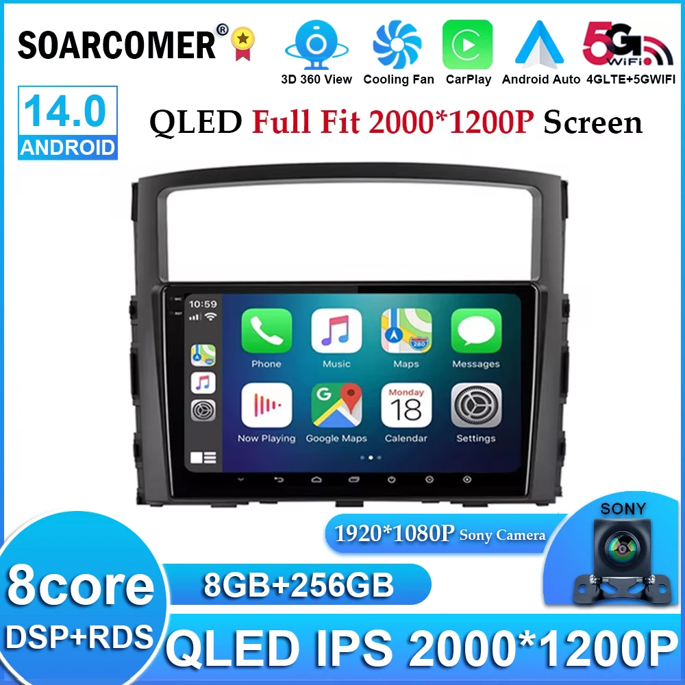 Android 14 For Mitsubishi Pajero 4 V80 V90 2006-2014 Car Radio Multimedia Video Player GPS Navigation Wireless Carplay DVD 2Din
Android 14 For Mitsubishi Pajero 4 V80 V90 2006-2014 Car Radio Multimedia Video Player GPS Navigation Wireless Carplay DVD 2Din