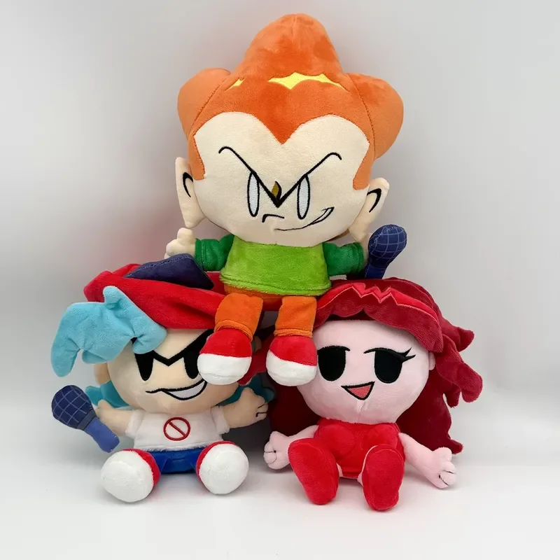 FNF Friday Night Girlfriend Boyfriend Nene Pico Darnell Plush Doll Funk Rhythm Game Character Doll Soft Stuffed Cartoon Toy Gift
FNF Friday Night Girlfriend Boyfriend Nene Pico Darnell Plush Doll Funk Rhythm Game Character Doll Soft Stuffed Cartoon Toy Gift