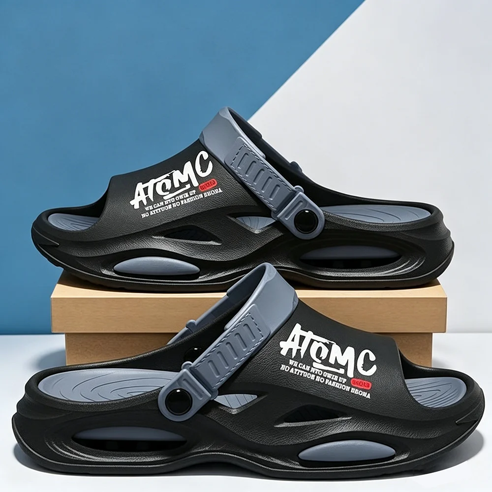 2026 Men Summer Slippers Thick Bottom Open Toe Beach Slippers Bathroom Anti Slip Slipper EVA Lightweight Durable Outdoor Sandals
2026 Men Summer Slippers Thick Bottom Open Toe Beach Slippers Bathroom Anti Slip Slipper EVA Lightweight Durable Outdoor Sandals
