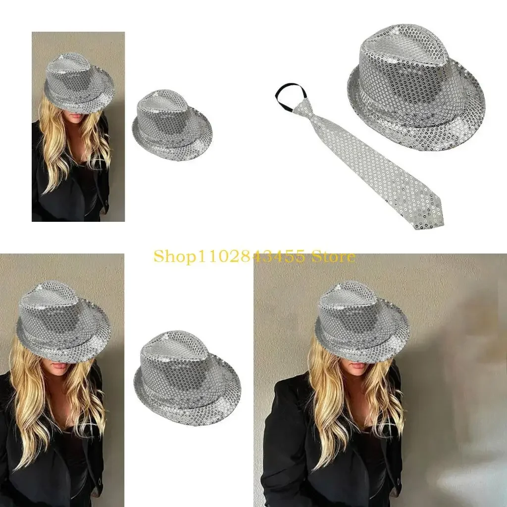 49MC Sequins Fedora Hat Panama Hat Cap Mardi Gras Headwear Party Costume Hat
49MC Sequins Fedora Hat Panama Hat Cap Mardi Gras Headwear Party Costume Hat