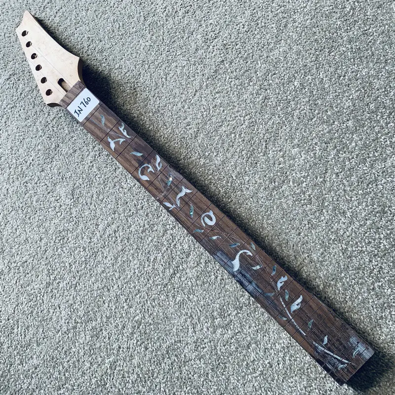 IN760 Semi Finishing Floyd Rose Electric Guitar Neck No Frets Tree of Life Inlay 5 Ply Maple+Rosewood Custom Order for DIY
IN760 Semi Finishing Floyd Rose Electric Guitar Neck No Frets Tree of Life Inlay 5 Ply Maple+Rosewood Custom Order for DIY