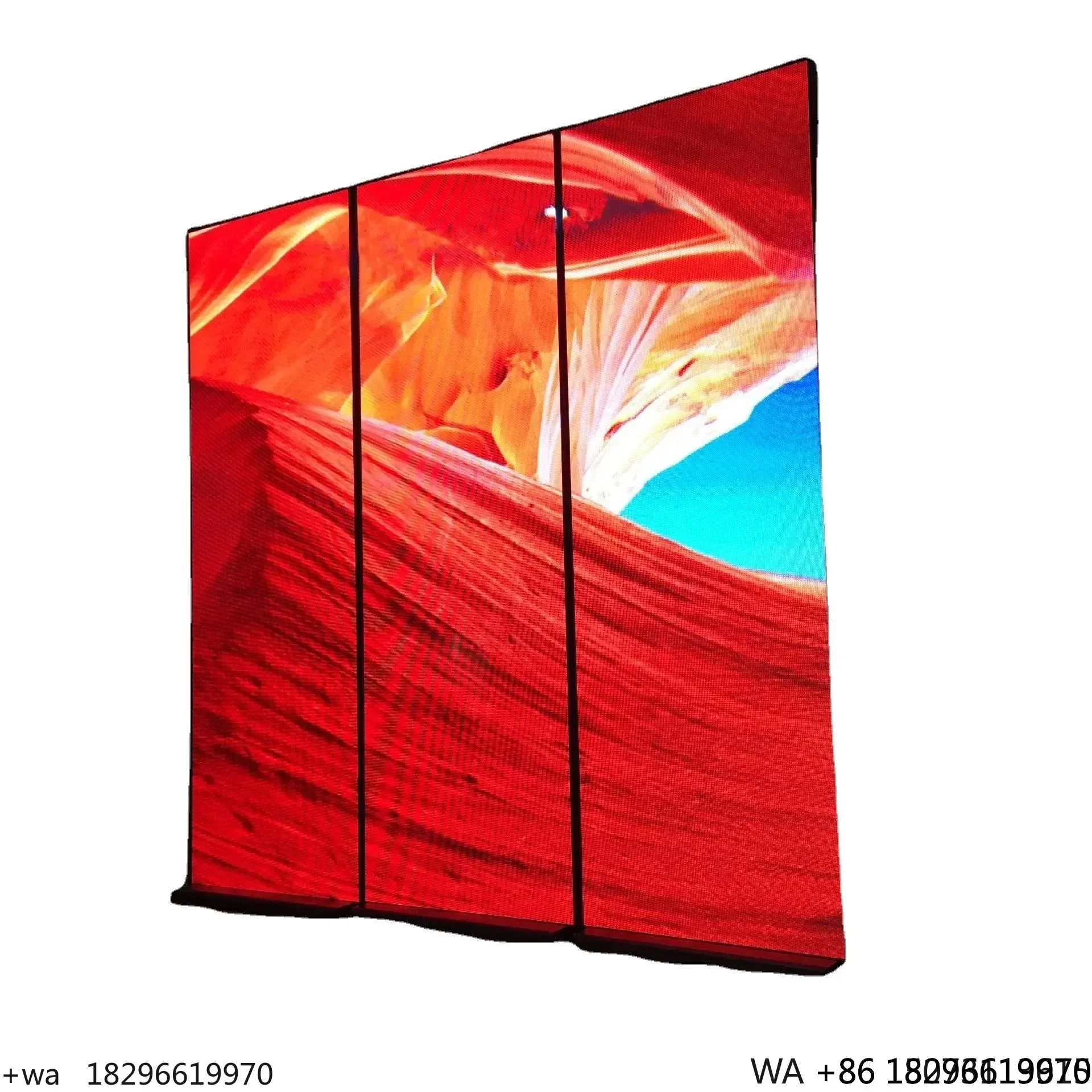 High Brightness Full Color LED Screen Supermarket Advertising Poster Stand
High Brightness Full Color LED Screen Supermarket Advertising Poster Stand