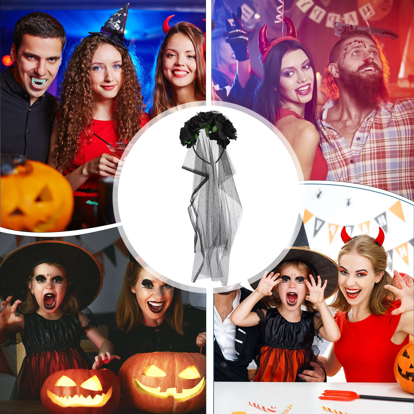 Spider Flower Long Mesh Veil Headband Halloween Costume Accessory for Women Horror Party Photography Prop Cosplay
Spider Flower Long Mesh Veil Headband Halloween Costume Accessory for Women Horror Party Photography Prop Cosplay