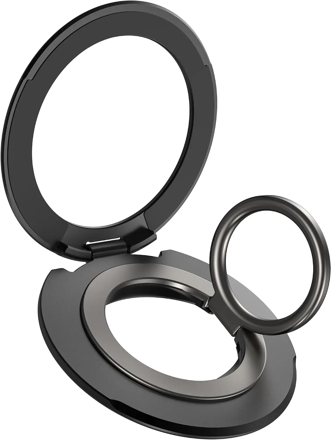 Magnetic Phone Ring Stand with Adapter, Compatible with MagSafe, Phone Grip & Holder, Black
Magnetic Phone Ring Stand with Adapter, Compatible with MagSafe, Phone Grip & Holder, Black