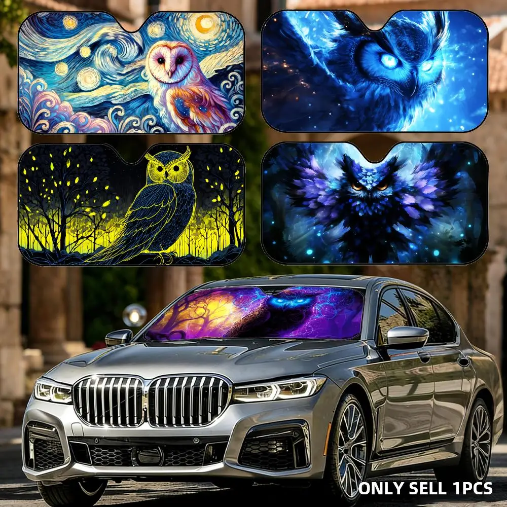 Mystic Owl Sun Visor Car Windshield Sun Shade Front Window Sunshade UV Block Heat Insulation Cover Parasol
Mystic Owl Sun Visor Car Windshield Sun Shade Front Window Sunshade UV Block Heat Insulation Cover Parasol
