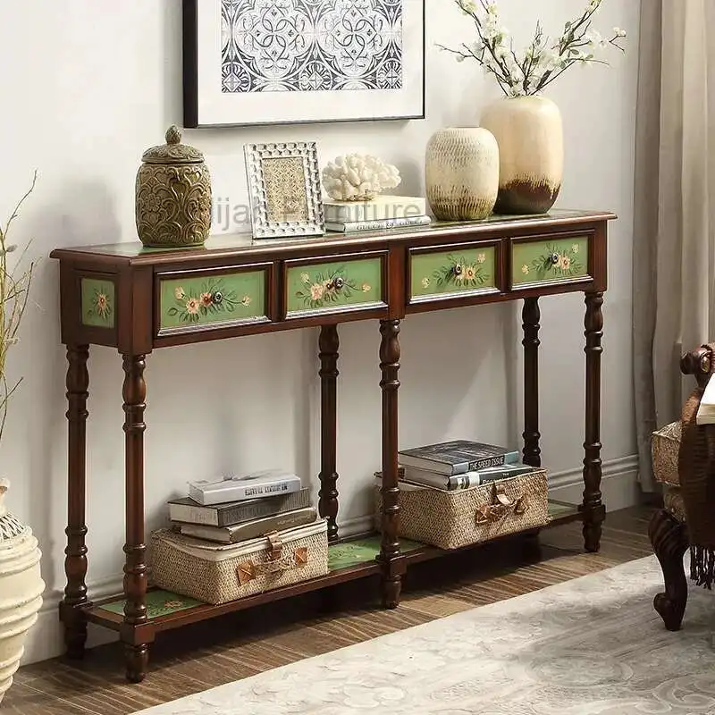 Modern Design Console Table Luxury Premium Drawers Storage Console Table Entrance Hall Living Room Wohnzimmer Tisch Furniture
Modern Design Console Table Luxury Premium Drawers Storage Console Table Entrance Hall Living Room Wohnzimmer Tisch Furniture
