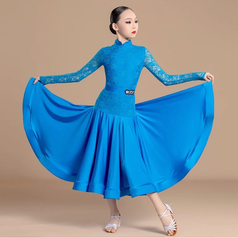 Kids Girls Modern Dancewear Childrens Lace Long Sleeve Bodysuit and Large Skirt National Standard Performance Dance Costumes
Kids Girls Modern Dancewear Childrens Lace Long Sleeve Bodysuit and Large Skirt National Standard Performance Dance Costumes