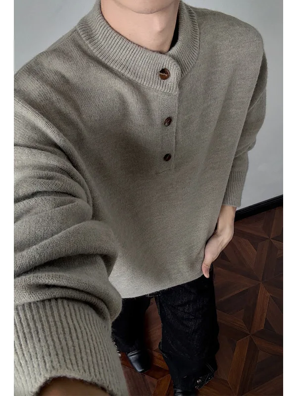 Sweater Men's Spring and Autumn Loose Knitted Sweater Premium Teen Jacket
Sweater Men's Spring and Autumn Loose Knitted Sweater Premium Teen Jacket