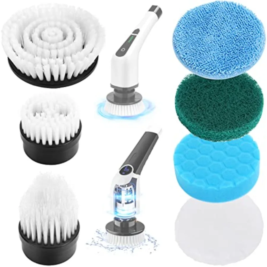 7-in-1 ment Heads Set of Electric Spin Scrubber, Cleaning Portable Cordless Shower Power Scrubber Heads, Household Tools for Ba
7-in-1 ment Heads Set of Electric Spin Scrubber, Cleaning Portable Cordless Shower Power Scrubber Heads, Household Tools for Ba