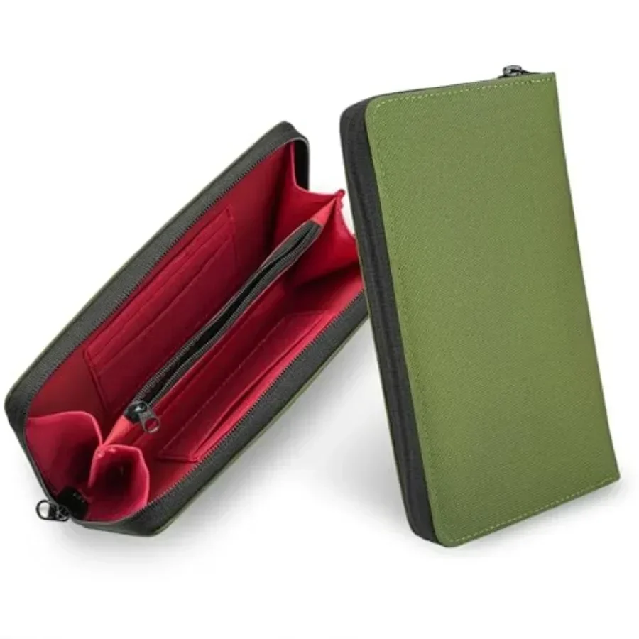 PC2 EDC Long Wallet, Portable Men's Clutch Bag for Storage Cash and Phone, Large Zippered Purse with Coin Pocket and Card Slots
PC2 EDC Long Wallet, Portable Men's Clutch Bag for Storage Cash and Phone, Large Zippered Purse with Coin Pocket and Card Slots
