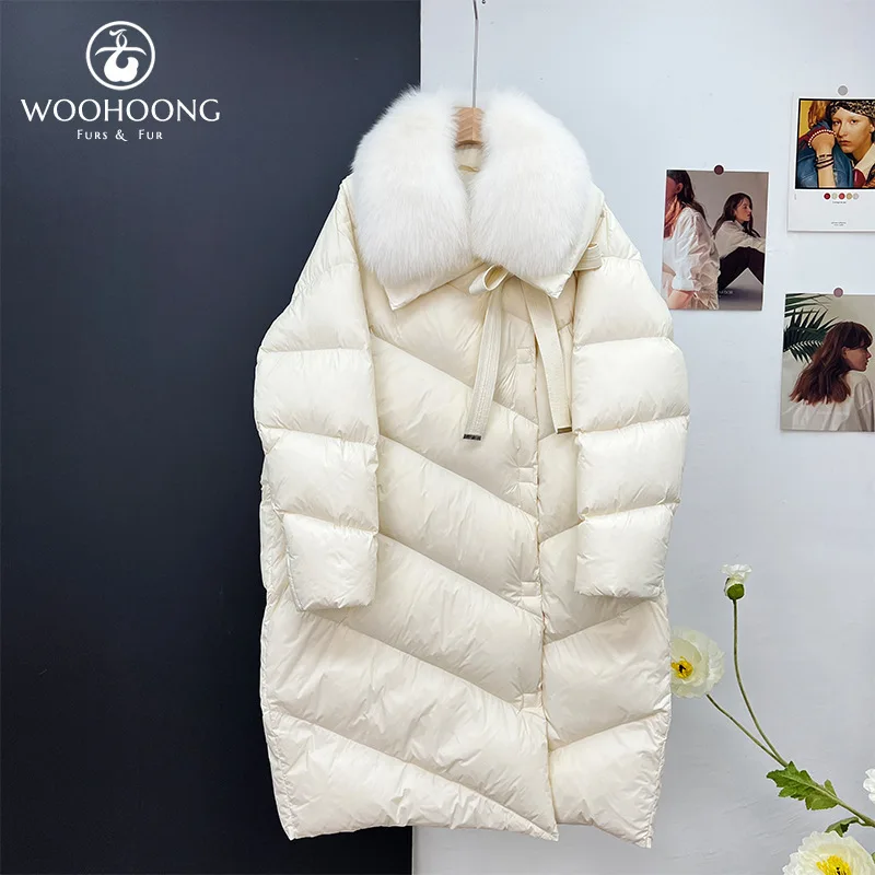 Женский пуховик Haining Fur 90 с длинным силуэтом, большое одеяло, свободная и большая версия, выше колена, Хан
Женский пуховик Haining Fur 90 с длинным силуэтом, большое одеяло, свободная и большая версия, выше колена, Хан