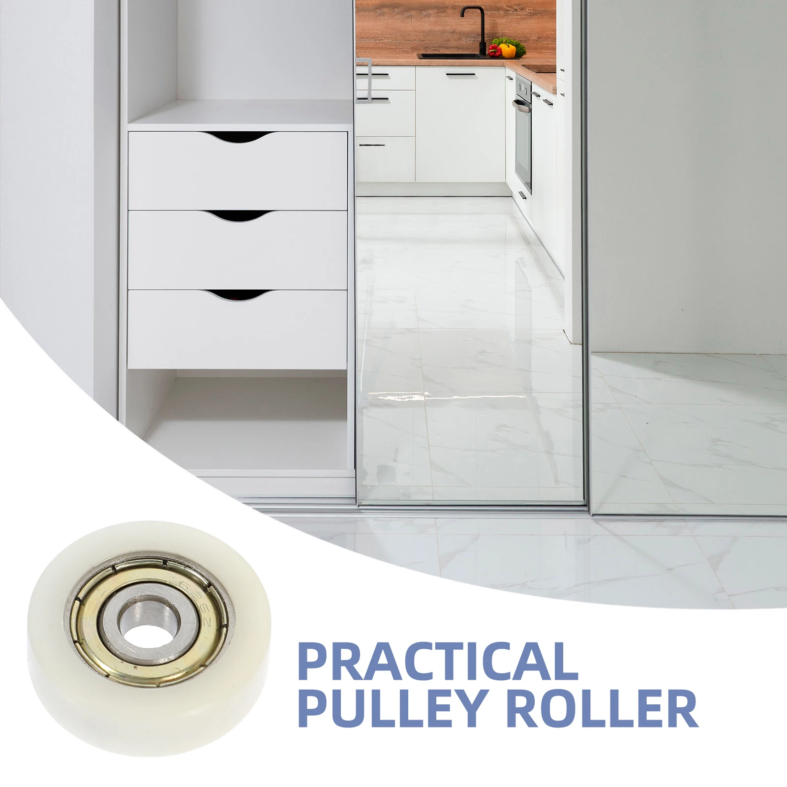 4Pcs Bearing Pulley Roller Heavy Duty Sliding Door Wheel Replacement Track Groove Wheel Steel Nylon for Sliding Gate Cabinet 
4Pcs Bearing Pulley Roller Heavy Duty Sliding Door Wheel Replacement Track Groove Wheel Steel Nylon for Sliding Gate Cabinet