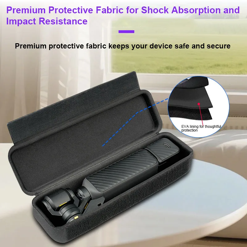 For DJI Pocket 4 Carrying Case Ultra Portable Pocketable 1:1 True Fit Mold Oxford Splashproof Hard Shell Shockproof EVA Liner
For DJI Pocket 4 Carrying Case Ultra Portable Pocketable 1:1 True Fit Mold Oxford Splashproof Hard Shell Shockproof EVA Liner