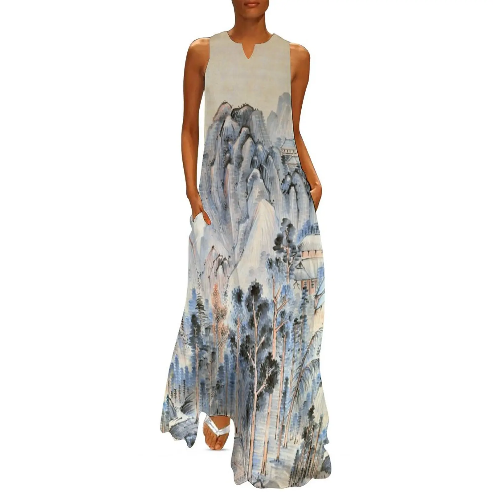 Shōrinji Temple (Restored Japanese Artwork) Long Dress Women's summer long dress dress korean style
Shōrinji Temple (Restored Japanese Artwork) Long Dress Women's summer long dress dress korean style