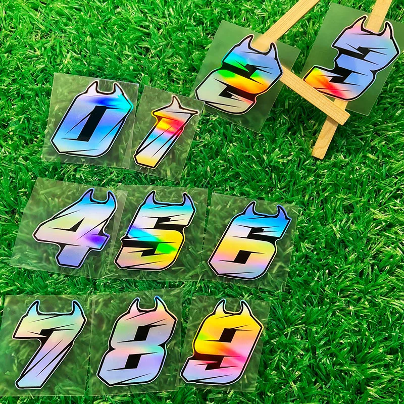 0123456789 Digital Laser Stickers Motorcycle Decorative Stickers Waterproof, Laser Reflective Vinyl Stickers Universal
0123456789 Digital Laser Stickers Motorcycle Decorative Stickers Waterproof, Laser Reflective Vinyl Stickers Universal