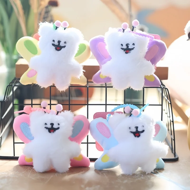 In Stock Line Puppy - Blue Pink Butterfly Pendant Korean Puppy Plush Doll Pendant Cute Gift Accessories
In Stock Line Puppy - Blue Pink Butterfly Pendant Korean Puppy Plush Doll Pendant Cute Gift Accessories