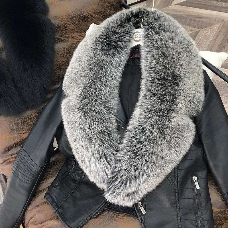 Winter Real Fox Fur Collar Suit Scarf Genuine Luxury Neck Warmer Natural Fur Scarves Women's Fox Scarf Decorate Coat Shawl Wraps
Winter Real Fox Fur Collar Suit Scarf Genuine Luxury Neck Warmer Natural Fur Scarves Women's Fox Scarf Decorate Coat Shawl Wraps