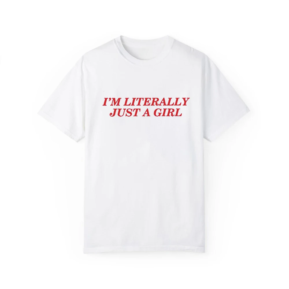 Women's Fashion Red Letter Print Round Neck Short Sleeve Casual T-Shirt 100% Cotton White Female Tee Birthday Gifts Wholesale
Women's Fashion Red Letter Print Round Neck Short Sleeve Casual T-Shirt 100% Cotton White Female Tee Birthday Gifts Wholesale