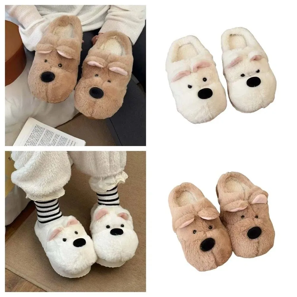 Kawaii Fluffy Winter Puppy Plush Slippers West Highlands Dog Thick Soled Warm Fur Slippers Cartoon Student Y2K Dog Slippers Home
Kawaii Fluffy Winter Puppy Plush Slippers West Highlands Dog Thick Soled Warm Fur Slippers Cartoon Student Y2K Dog Slippers Home