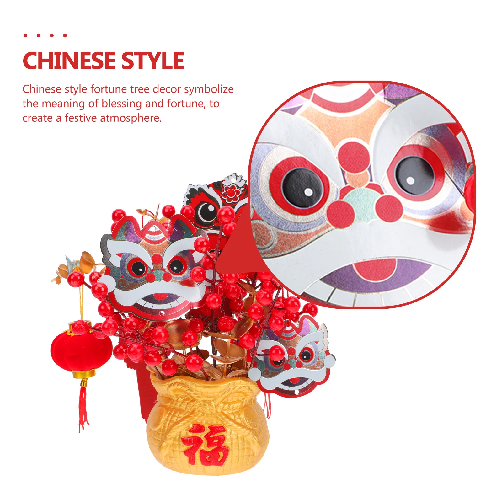 1 Set Simulated Holly Fake Flower Bonsai Decor Spring Festival Tabletop Ornament Chinese New Year Bonsai Hanging Potted Plant
1 Set Simulated Holly Fake Flower Bonsai Decor Spring Festival Tabletop Ornament Chinese New Year Bonsai Hanging Potted Plant