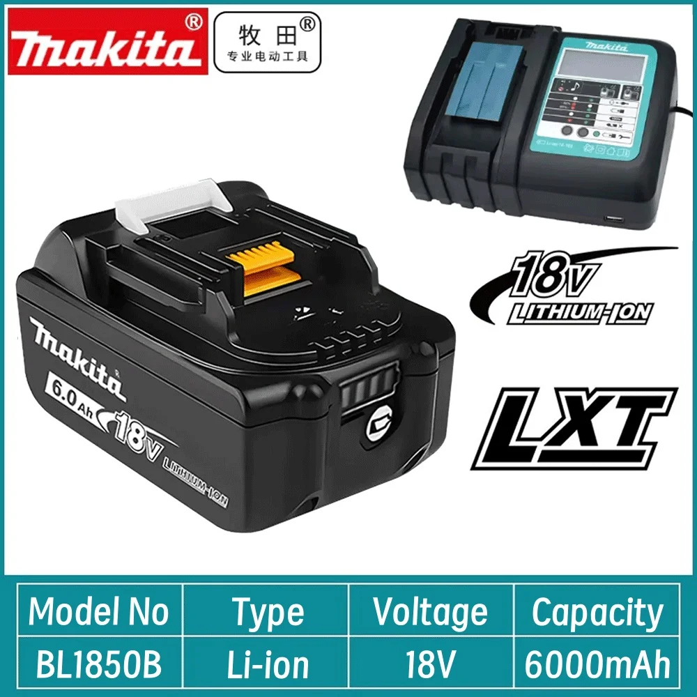 Original for Makita Rechargeable 6.0Ah Battery, Replaceable LED Lithium-ion, compatible 18V Power Tool DDF487 DTD173 DTW730 2025
Original for Makita Rechargeable 6.0Ah Battery, Replaceable LED Lithium-ion, compatible 18V Power Tool DDF487 DTD173 DTW730 2025