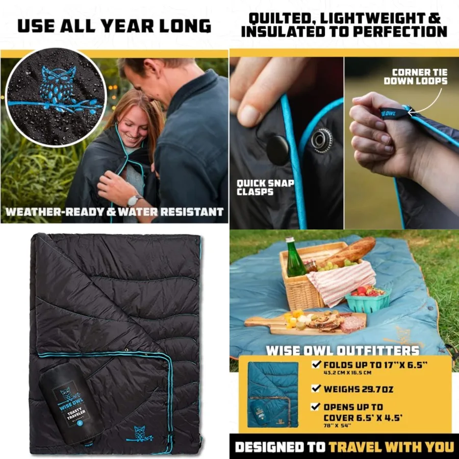 Outdoor Camping Blanket Lightweight Packable Puffy Quilt for Backpacking, Hiking Travel Warm Water Resistant Blanket for Cold W
Outdoor Camping Blanket Lightweight Packable Puffy Quilt for Backpacking, Hiking Travel Warm Water Resistant Blanket for Cold W