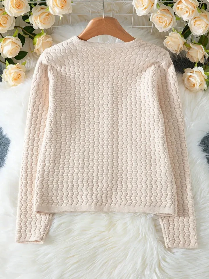 Autumn and Winter New Women's Ribbed Temperament Commuting Solid Color Female Casual Loose Thick Sweater Coat
Autumn and Winter New Women's Ribbed Temperament Commuting Solid Color Female Casual Loose Thick Sweater Coat
