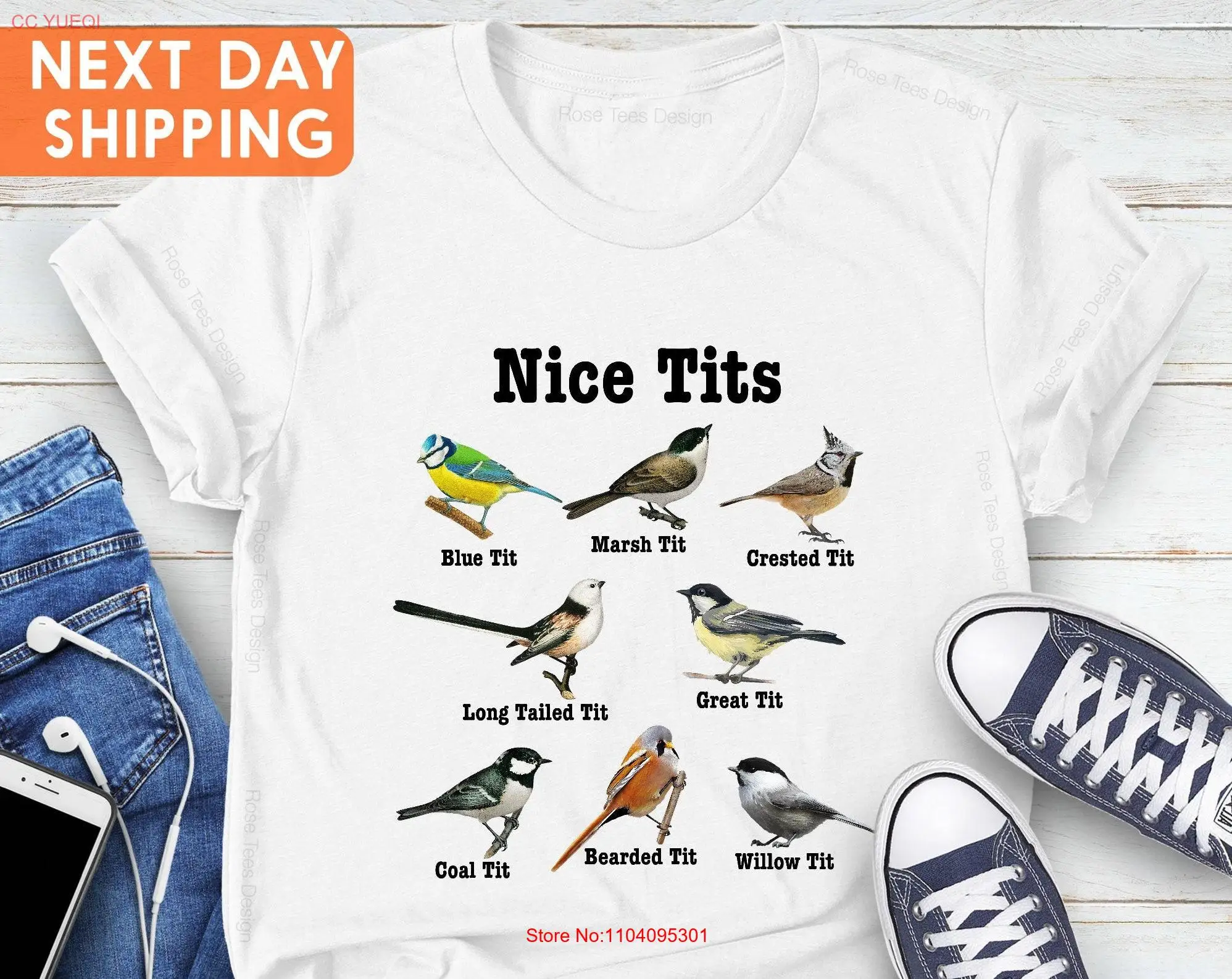 Футболка Nice Tits Birds Bird Lovers с длинными или короткими рукавами
Футболка Nice Tits Birds Bird Lovers с длинными или короткими рукавами