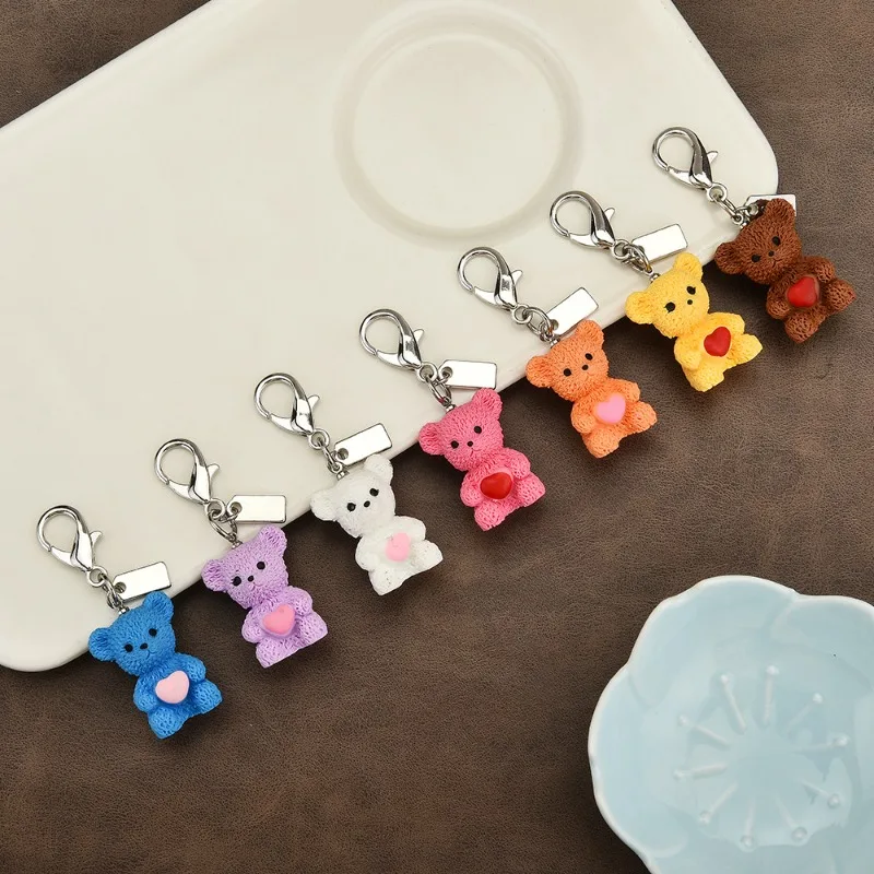 Plush cute heart-shaped bear pendant, necklace keychain, bag pendant, plush animal doll pendant
Plush cute heart-shaped bear pendant, necklace keychain, bag pendant, plush animal doll pendant