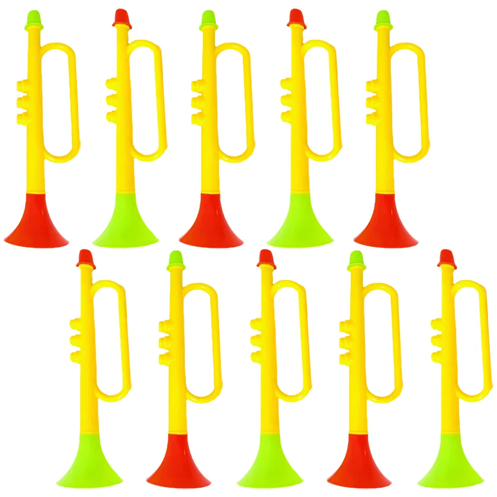 10 Pcs Children's Trumpet Toy Blowing Toys Puzzle Plastic Horn for Kids Educational Simulation
10 Pcs Children's Trumpet Toy Blowing Toys Puzzle Plastic Horn for Kids Educational Simulation