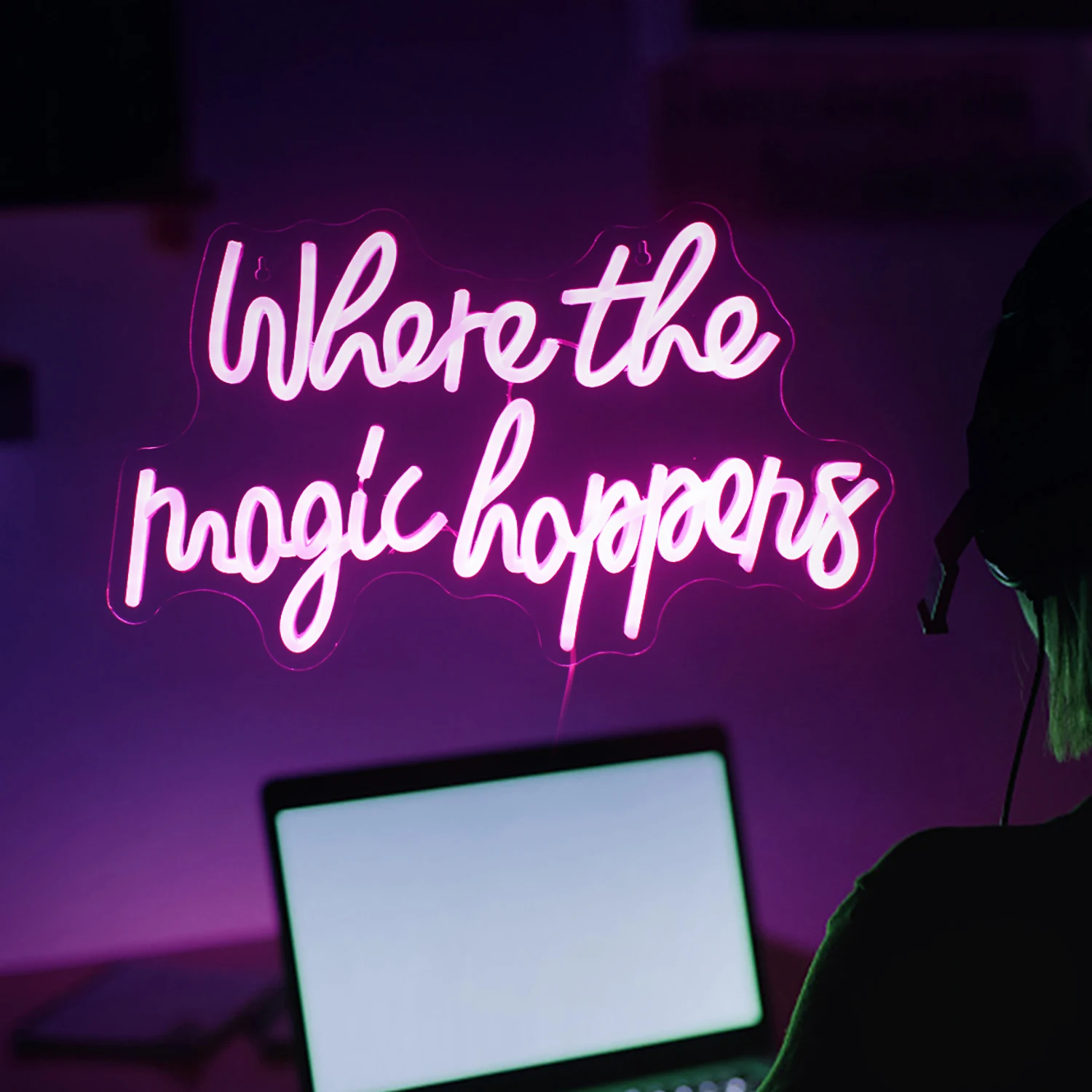 Where The Magic Happens Неоновая вывеска Настенный декор Светодиодный акриловый переключатель с питанием для комнаты Спальня Салон Вечеринка Бар Клубный декор USB-освещение
Where The Magic Happens Неоновая вывеска Настенный декор Светодиодный акриловый переключатель с питанием для комнаты Спальня Салон Вечеринка Бар Клубный декор USB-освещение