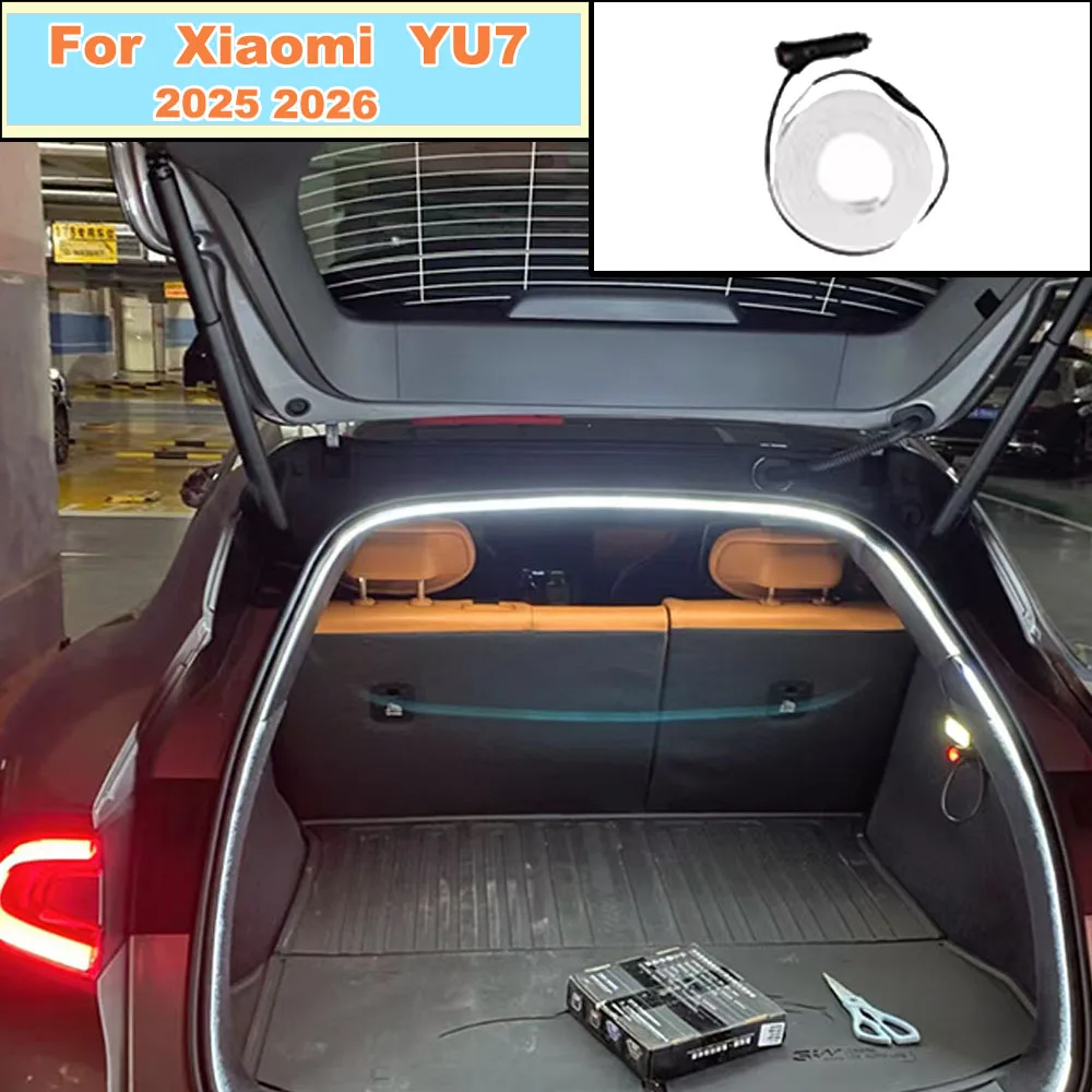 For Xiaomi YU7 2025-2026 Trunk LED Ambient Light Strip Waterproof Welcome Atmosphere Light for Car Interior
For Xiaomi YU7 2025-2026 Trunk LED Ambient Light Strip Waterproof Welcome Atmosphere Light for Car Interior