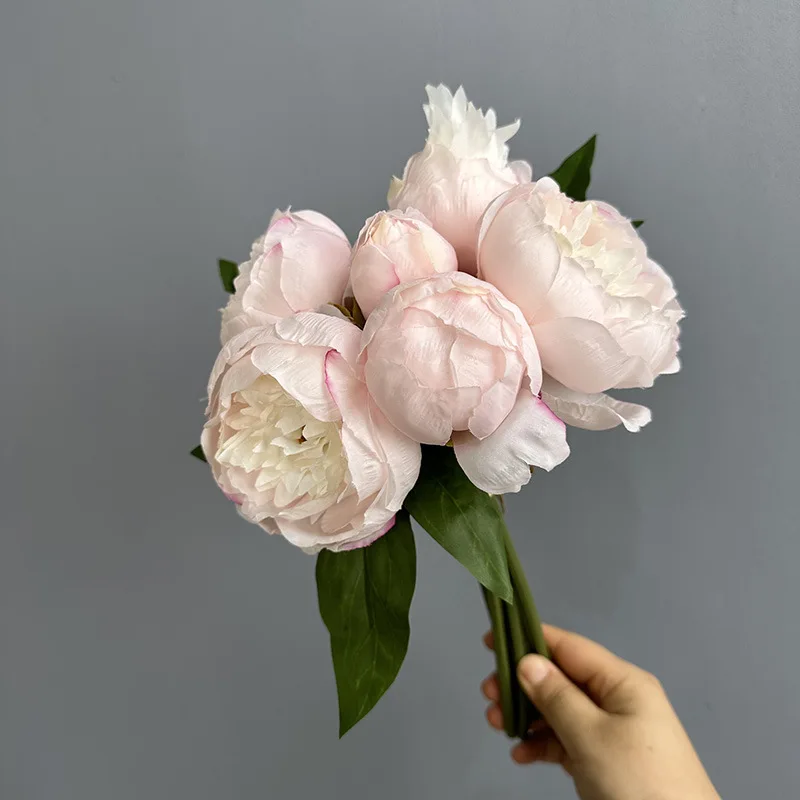 7 Headed Peony Bouquet Highend Simulation Flower Fake Living Room Festival Decoration TV Cabinet Entrance Photography Props
7 Headed Peony Bouquet Highend Simulation Flower Fake Living Room Festival Decoration TV Cabinet Entrance Photography Props