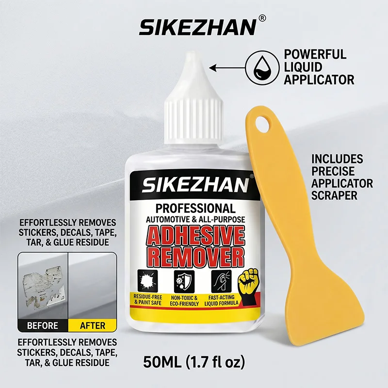 50ml Car Adhesive Remover Sticker Glue Residue Cleaner Auto Decal Eraser Safe Paint Window With Plastic Scraper Tool
50ml Car Adhesive Remover Sticker Glue Residue Cleaner Auto Decal Eraser Safe Paint Window With Plastic Scraper Tool
