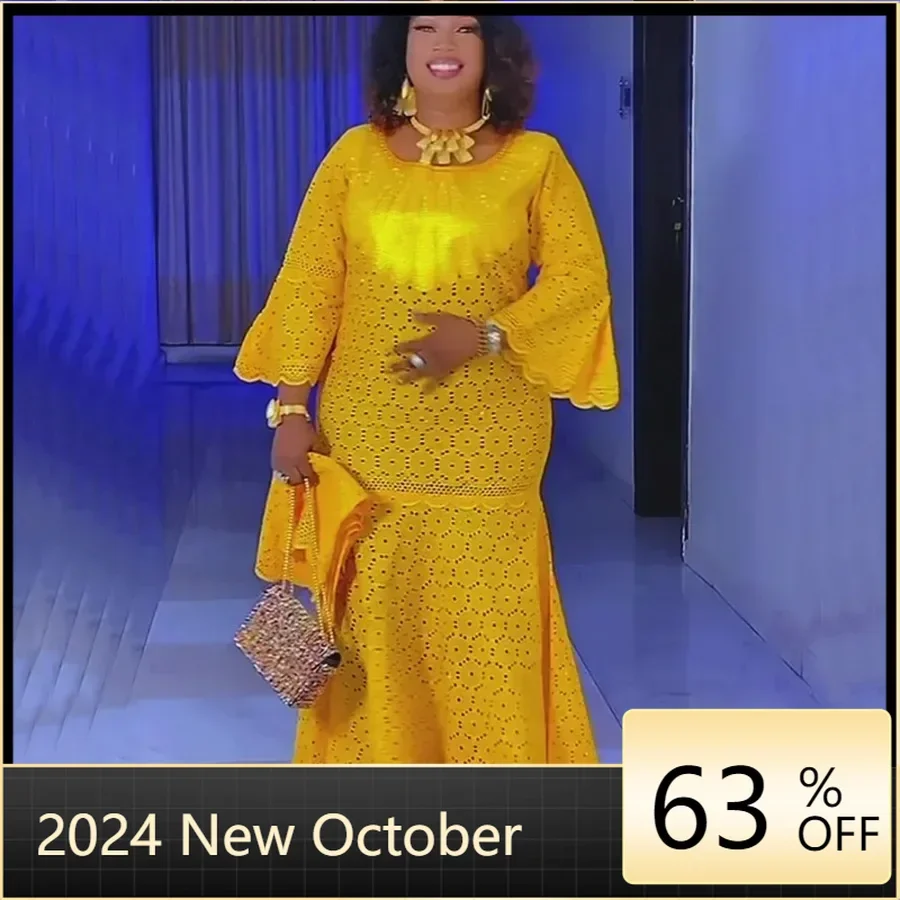 Plus Size African Party Dresses for Women Dashiki Ankara Lace Evening Gown Abayas Robe Muslim Kaftan Maxi Long Dress 2024
Plus Size African Party Dresses for Women Dashiki Ankara Lace Evening Gown Abayas Robe Muslim Kaftan Maxi Long Dress 2024
