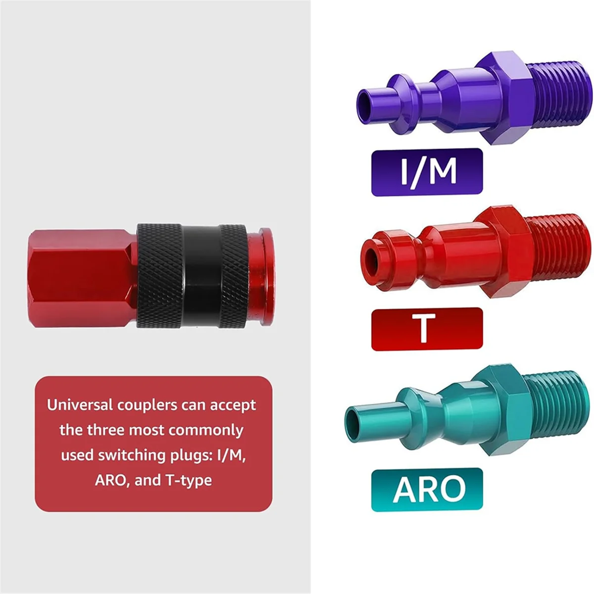 B13C25Pcs Комплект воздушной муфты и воздушной заглушки, фитинги NPT 1/4 дюйма, набор воздушных фитингов для воздушного компрессора, фитинги для подключения воздушного шланга
B13C25Pcs Комплект воздушной муфты и воздушной заглушки, фитинги NPT 1/4 дюйма, набор воздушных фитингов для воздушного компрессора, фитинги для подключения воздушного шланга