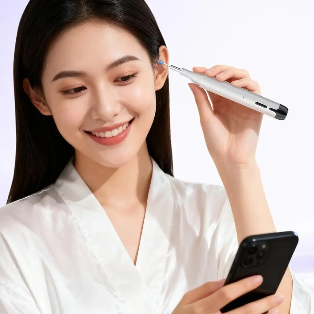 Universal Phone Health APP Ear Picker Light Luminous Soft Head Cleaning Tool Ear Picker Smart High-definition Visual Ear Cleaner
Universal Phone Health APP Ear Picker Light Luminous Soft Head Cleaning Tool Ear Picker Smart High-definition Visual Ear Cleaner
