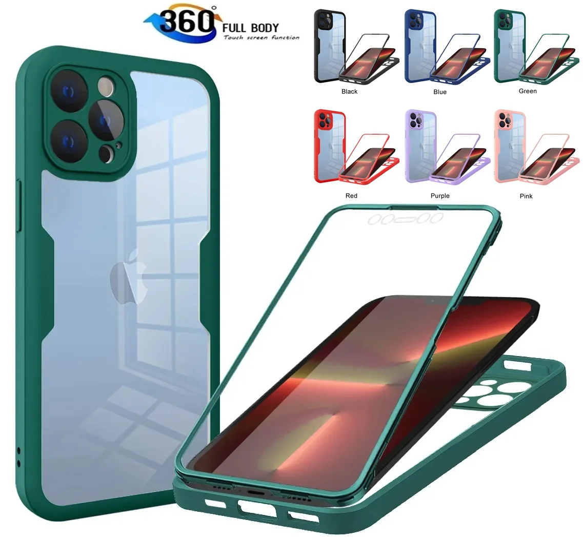 360 Front Back Protect Liquid Silicon Case for iPhone 16 15 14 13 12 11 Pro Max XS XR 7 8 Plus Shockproof Cover with Screen Film
360 Front Back Protect Liquid Silicon Case for iPhone 16 15 14 13 12 11 Pro Max XS XR 7 8 Plus Shockproof Cover with Screen Film
