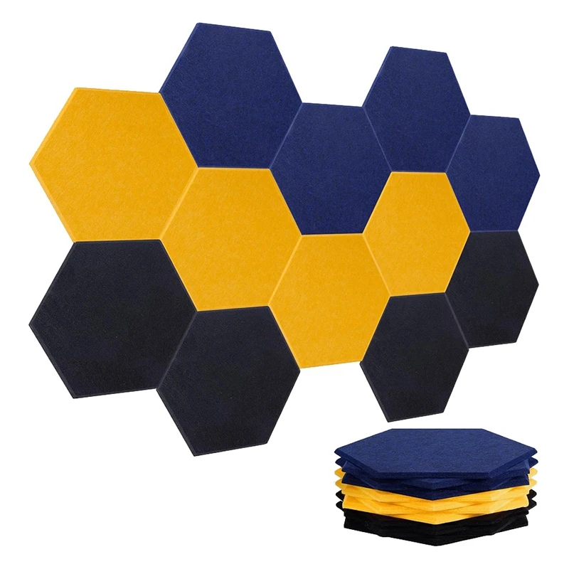 12 Pack Self-Adhesive Acoustic Panels,Soundproof Wall Panels Absorbing , Hexagon Sound Proof Panels For Walls Style
12 Pack Self-Adhesive Acoustic Panels,Soundproof Wall Panels Absorbing , Hexagon Sound Proof Panels For Walls Style