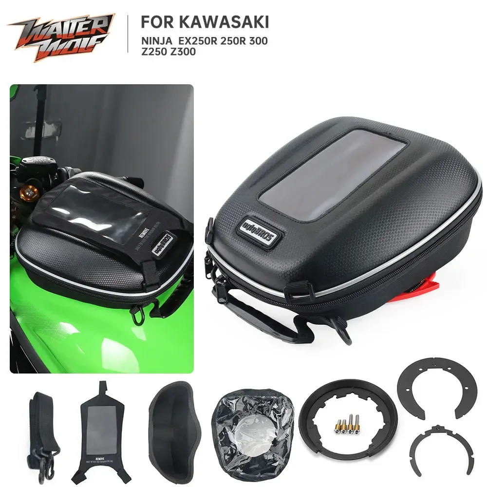 Motorcycle Travel Racing Tanklock Fuel Tank Bag Luggage Storage Bags For Kawasaki Z250 Z300 Ninja 300 250R EX250R 2008-2018
Motorcycle Travel Racing Tanklock Fuel Tank Bag Luggage Storage Bags For Kawasaki Z250 Z300 Ninja 300 250R EX250R 2008-2018