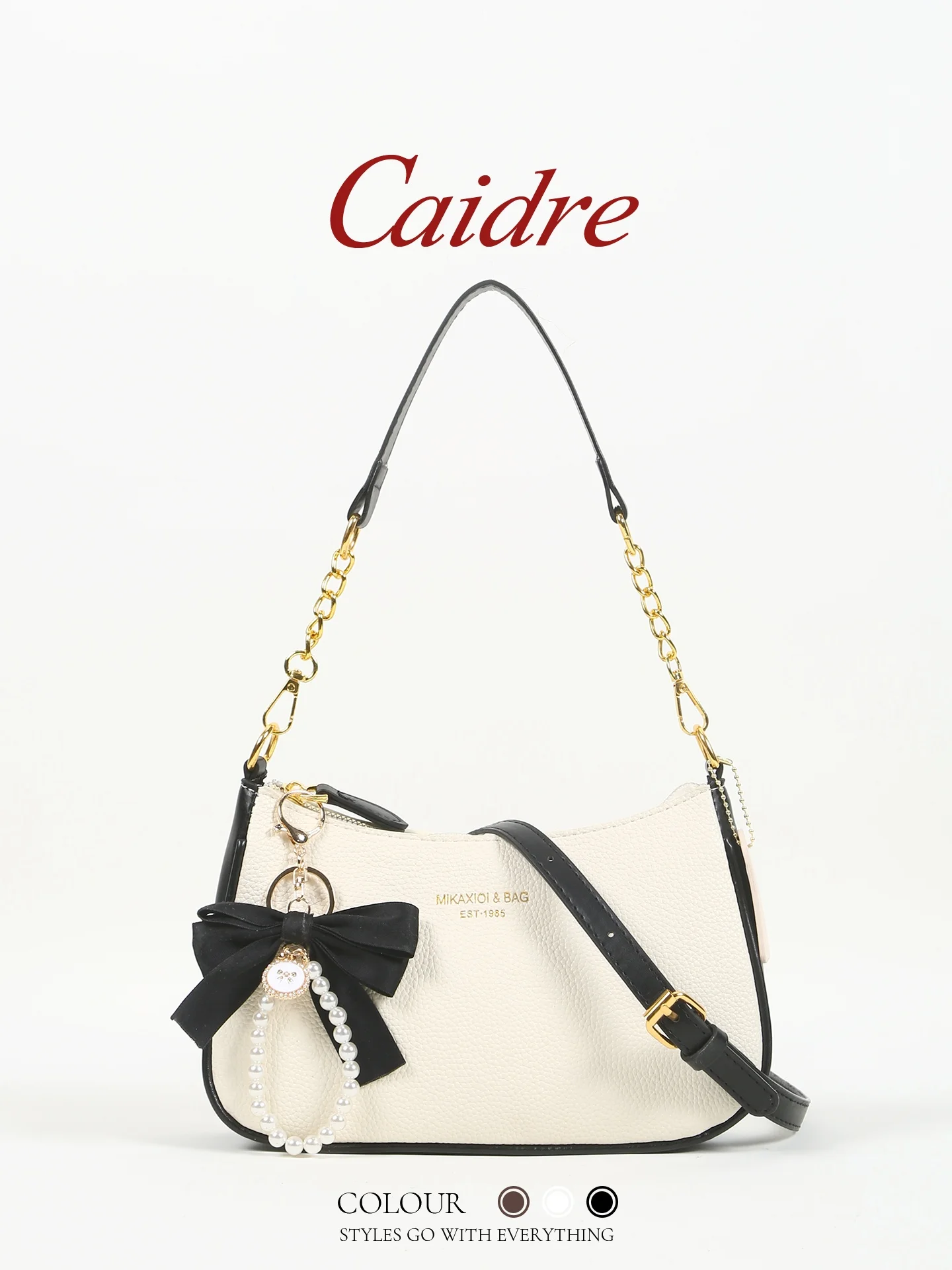 Caidre Luxury Underarm Bag Women's Shoulder Handbag Knot High-End Feel Small Crossbody Bag Soft PU Square Shape
Caidre Luxury Underarm Bag Women's Shoulder Handbag Knot High-End Feel Small Crossbody Bag Soft PU Square Shape