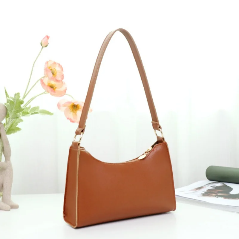 Women's PU Leather Handbag Versatile Fashion Shoulder Casual Commuting Bags Girl Brand Designer Zipper Handbag Korean 2025
Women's PU Leather Handbag Versatile Fashion Shoulder Casual Commuting Bags Girl Brand Designer Zipper Handbag Korean 2025