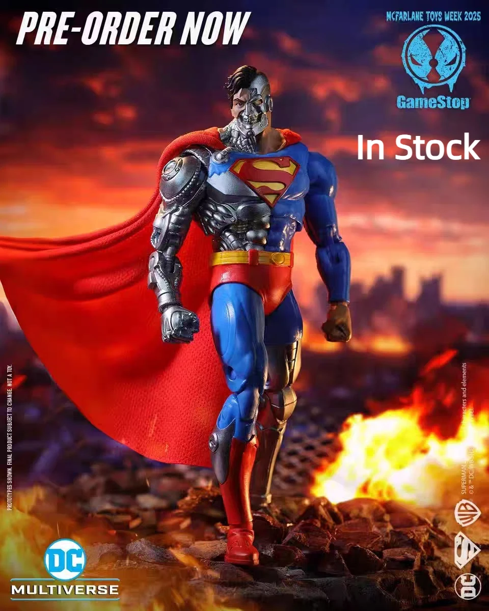 Mcfarlane Toys Cyborg Superman Dc Comics 7 Inch Articulated Action Figure Collectible Multiverse Model For Adult Collectors
Mcfarlane Toys Cyborg Superman Dc Comics 7 Inch Articulated Action Figure Collectible Multiverse Model For Adult Collectors