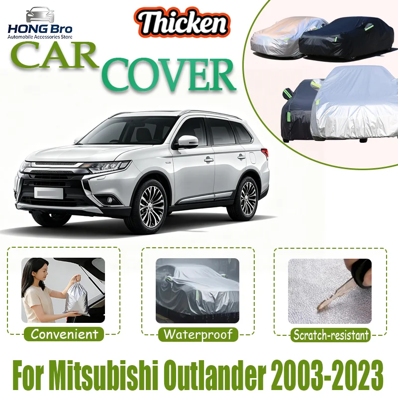 For Mitsubishi Outlander 2003-2023 Full Car Cover Outdoor Sun Shade, Anti-UV, Waterproof, Snow Rain Protection, Dustproof Cover
For Mitsubishi Outlander 2003-2023 Full Car Cover Outdoor Sun Shade, Anti-UV, Waterproof, Snow Rain Protection, Dustproof Cover